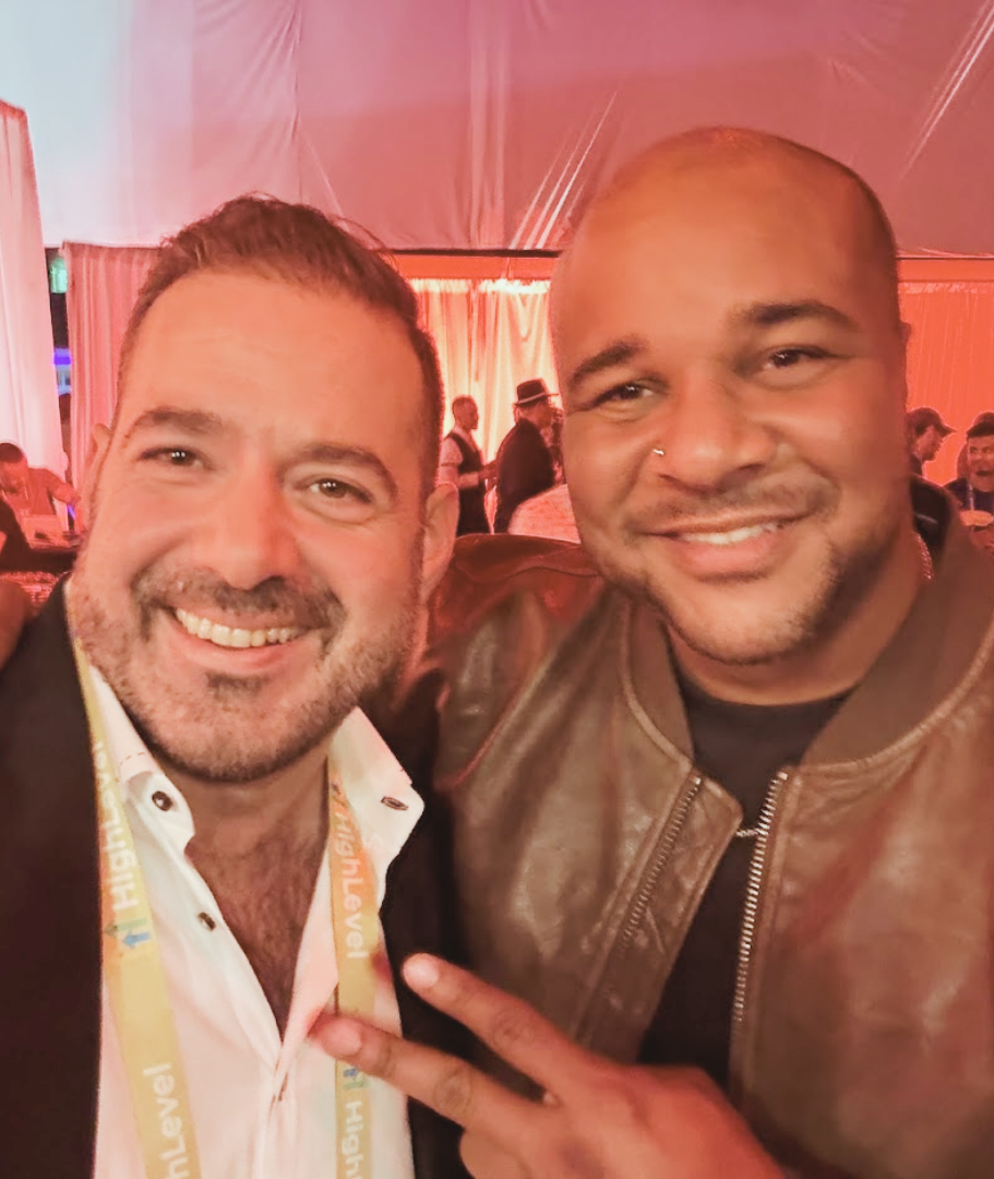 Francis Rodino with Billy Gene