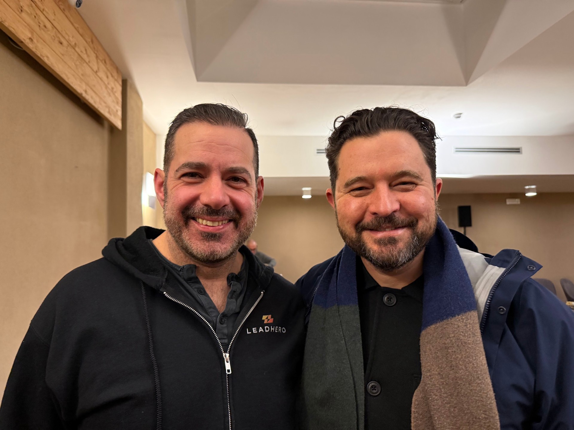 Francis Rodino with Daniel Priestley